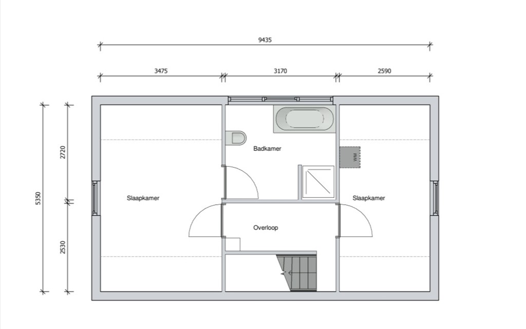 mediumsize floorplan
